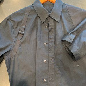 Alexander McQueen Harness Short Sleeve Shirt